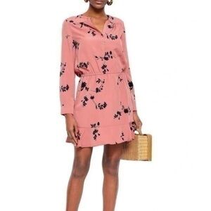 Joie Pink Floral Mini Dress